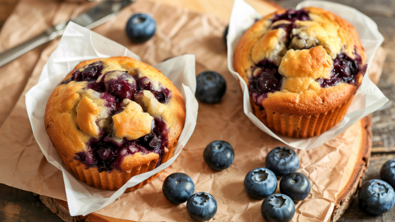 Blueberry muffins